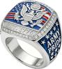 Patriotic American Champion Ring