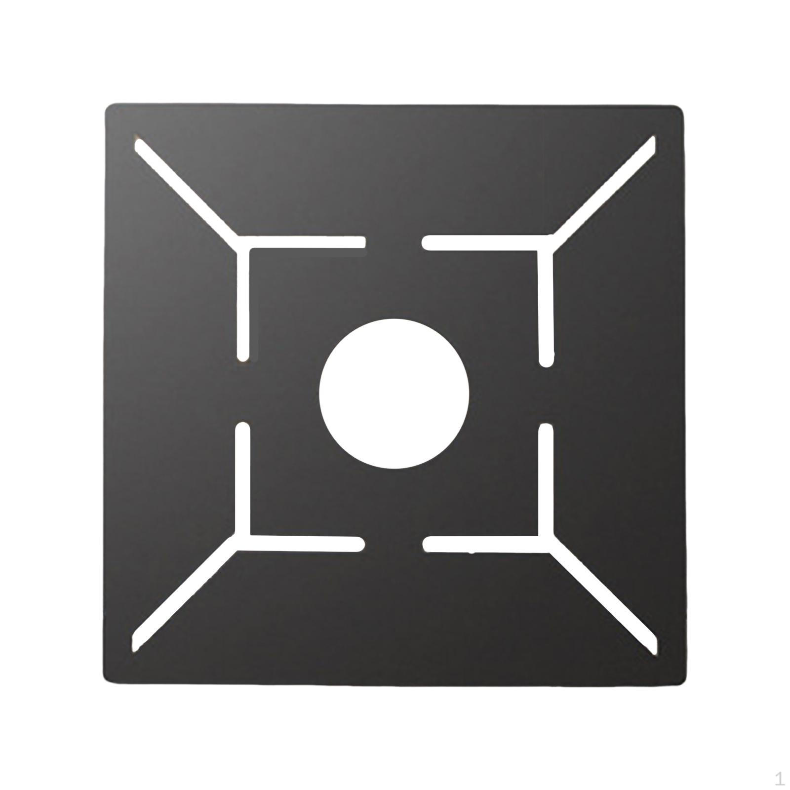 

Напольный слив Измерительная линейка Архитектурный масштаб Инструмент для измерения позиционирования Черный Деревообработка 20cmx20cm