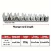 8-Piece Adjustable Wrench Set with Replaceable Head - Compatible with Midway Tools, Carbon Steel DIY Hand Tool Accessories