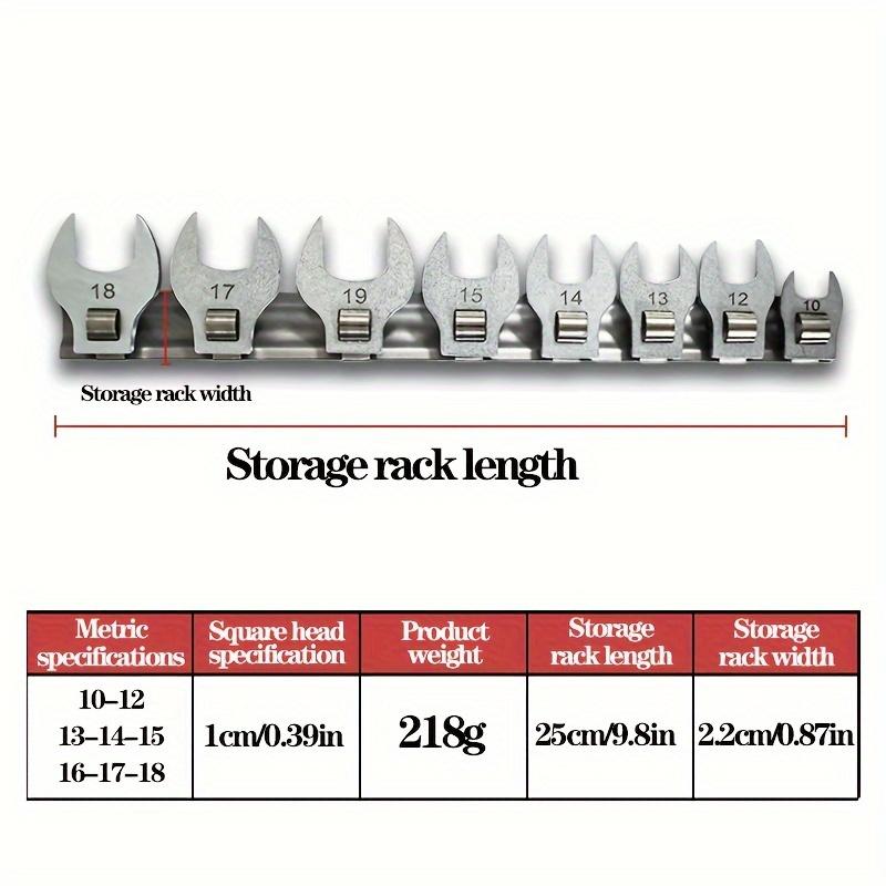 8-Piece Adjustable Wrench Set with Replaceable Head - Compatible with Midway Tools, Carbon Steel DIY Hand Tool Accessories