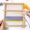 Wood Weaving Loomed Kits Handcraft Wooden Loomed Set Knitting Accessories Craft Supplies for Adults