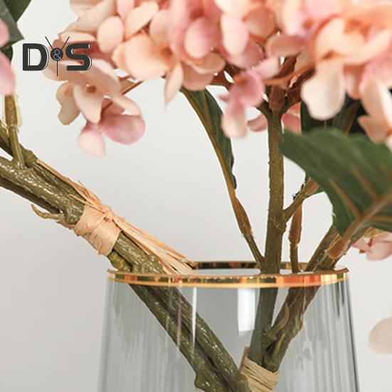 Flori artificiale Full Hortensia DIY Faux Flower Matase Reutilizabila Fals Floral Plant