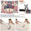 2D Candyland Birthday Backdrop, Pastel Rainbow, Lollipops and Cake Background Cloth