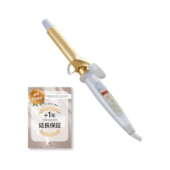 [Official Store + 1 Year Extended Warranty] Crates Afloat Especial Curl II 26mm CICI-W26SRM Hair Iron Shiny Hair For International Use