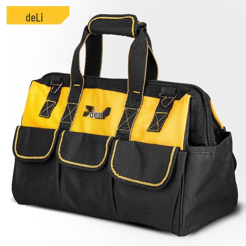 Deli 16-inch Heavy-Duty Canvas Tool Bag