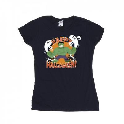 Camiseta de Algodão Hulk Feliz Halloween para Mulheres/Senhoras