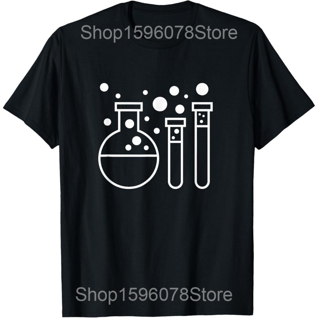Chemistry Science Periodic Table Laboratory Science T Shirts Men Cotton Humor Streetwear Tee Shirt Short Sleeve Loose Clothing