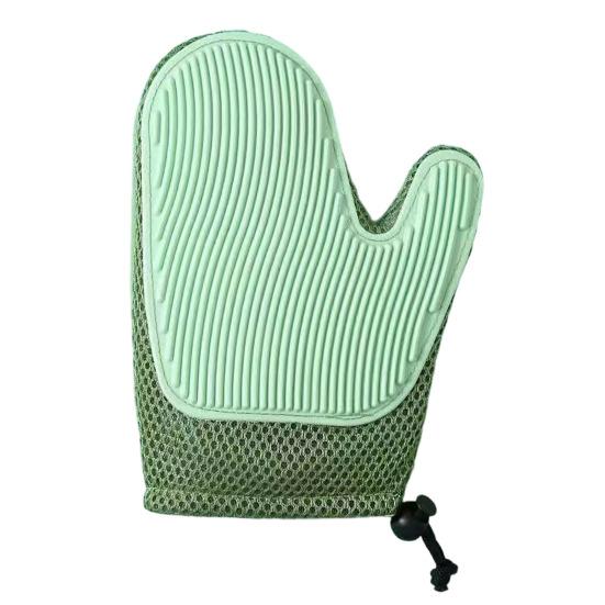 1Pc Pet Hair Removal Deshedding Brush And Glove 2-in-1 Cat Massage Mitt Grooming