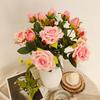 Artificial Flowers Big Silk Roses Beautiful Branch Vases for Home Wedding Decoration Valentine's Day Fake Plants Festival Decor