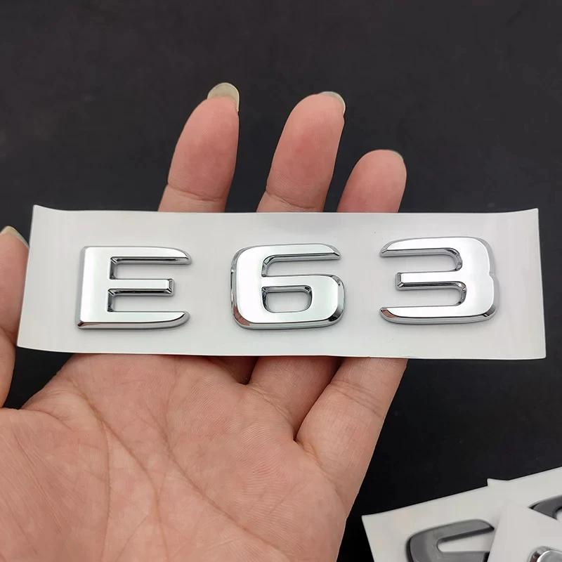 Car Accessories 3D ABS Chrome Trunk Badge Sticker For  AMG C E 63 W205 W204 W213 W212 W222 W221 C63 E63 S63 Emblem Logo