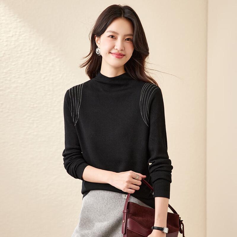 Women's Pullover Wool Blend Knitted Sweater