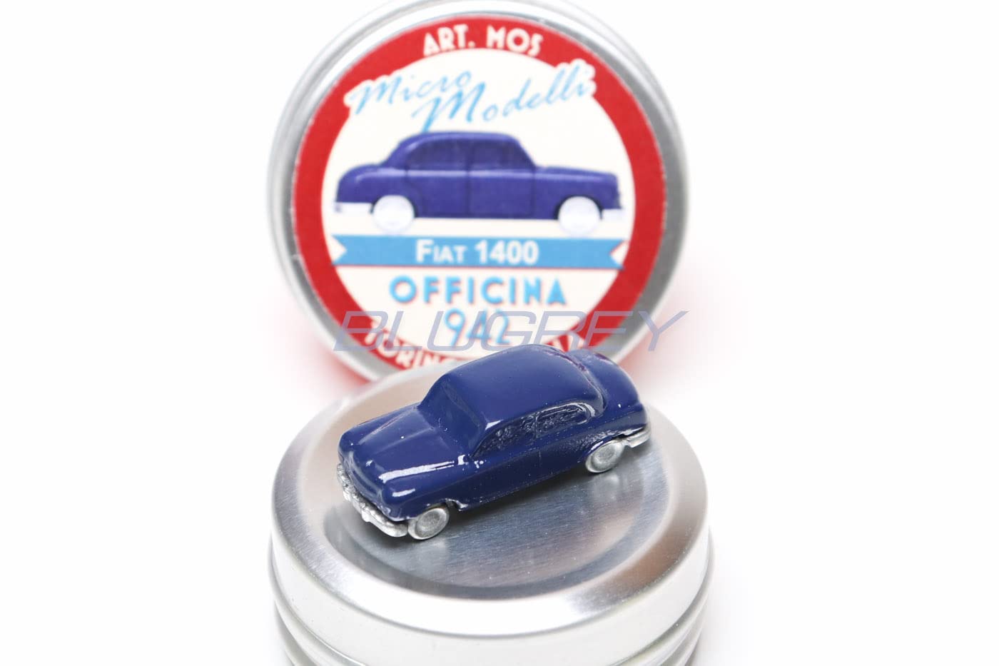 OFFICINA-942 1/160 Scale Fiat 1400 1950 Blue Officina 942 Fiat 1400 Micro Model Die-Cast Car синий