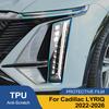 For Cadillac LYRIQ 2022-2026 Smoke Black High-Gloss Pre-Cut Headlight Protection Film TPU PPF Anti-Scratch Car Vinyl Wrap Kit