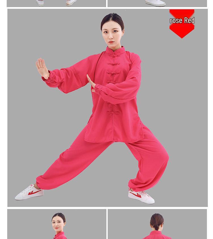 2024 Tai Chi Bamboo Linen Suit for Middle-Aged & Elderly - Ideal for Morning Exercise, Dance, or Wushu Practice