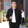 Dad Coat Spring and Autumn Middle-aged Men's Jacket Set In the Elderly 50 Autumn Clothes 60 Years Old 70 Clothes Thin