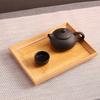 Rectangular Bamboo Wooden Tray Tea Cup Trays Tableware Food Tray Storage Tray for Kitchen Party Tea Bar Kitchenware
