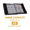 Booster Pack Binder, Holds 48 Booster Packs, 4-Pocket Booster Pack Holder with 12 Sleeves, Display Protector