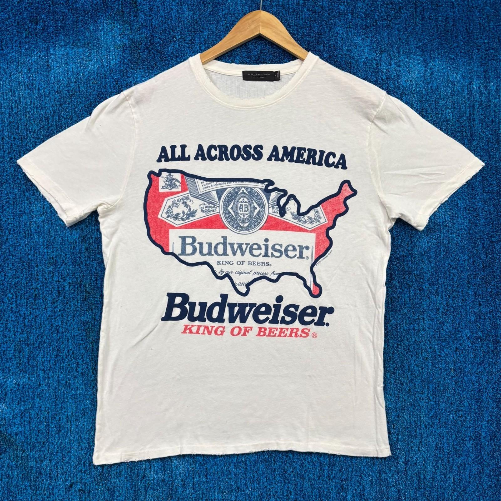 Budweiser King of Beers “All Across America” Graphic T-Shirt Size Medium XL