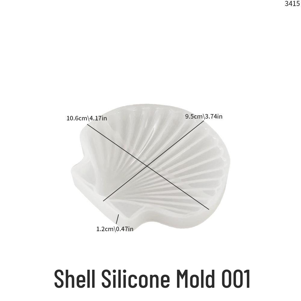 Starfish Shell Keychain & Ornament Silicone Mold for DIY Epoxy, Diffuser, Candle.