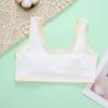 Girls' Pure Cotton Tank Top & Bra Set for Ages 9-13