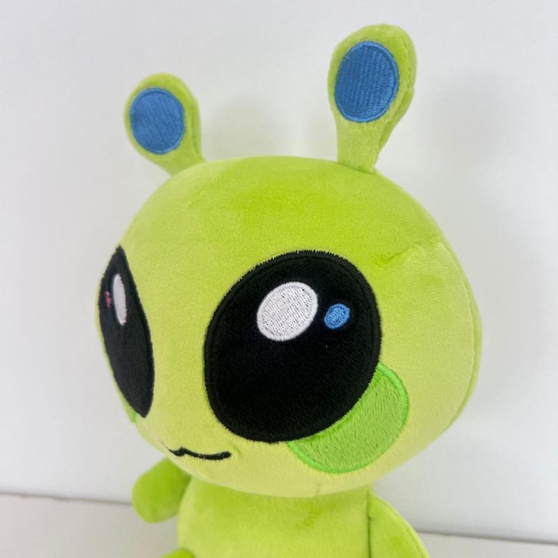 Dingle Plushie Green Alien Plush Toy, Space Series Stuffed Animal, 21cm Educational Gift for Kids