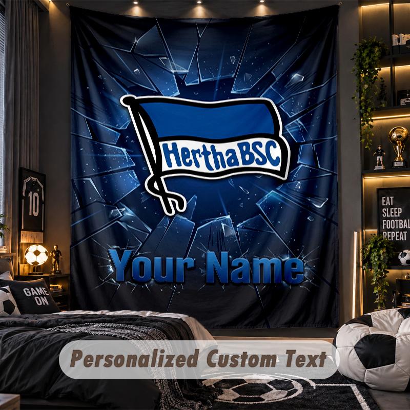 Tapestryhertha bsc Custom Name Text Personalized Wall Hanging Tapestry Home Wall Decor