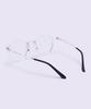 Alloaiweeo [Air Flex] Al6405 2020G Airflex Ultra-Light Semi-Oversized Round Transparent Clear Eyeglass Frame Blue Light Lens Selection