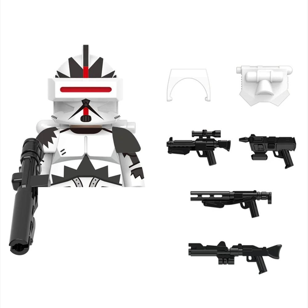 X0300 MOC Military Building Blocks Bricks Anime Mini Action Soldier Figures Diy Assembly Toys Kids Birthday Gifts WM2207 WM6147