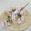 One Silk Artificial Cherry Blossom Branch More Flower Heads 67cm for Wedding Sakura Tree Decoration