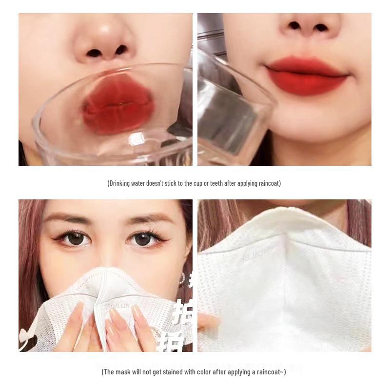 Soft Mist Velvet Matte Lipstick Set - Red-Brown Bean Paste: Non-Fading, Waterproof & Non-Stick