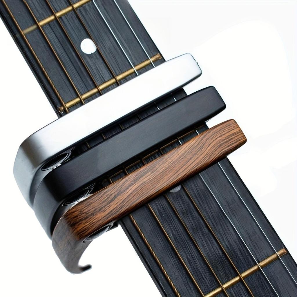 1pc Aluminum Alloy Guitar Capo, Quick Change Capo for Acoustic Electric Guitar, Precise Tuning & Easy Clamp, Durable