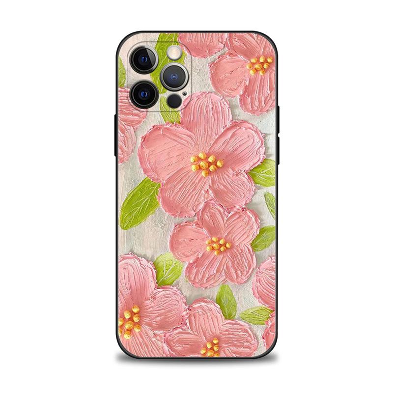 Flower Star Moon Phone Case For iPhone Samsung Galaxy Redmi Xiaomi Oppo OnePlus Note S A 7 8 9 10 11 12 13 14 20 21 22 23 53 54 Pro Max Plus Ultra