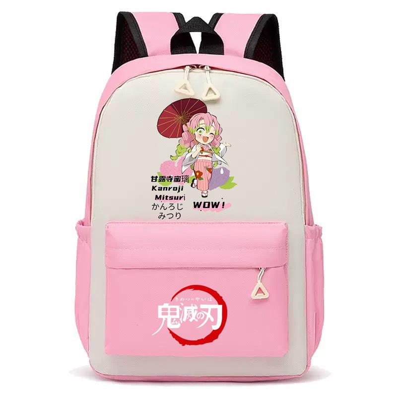 Japan Cartoon Comics Demon Slayer Student Backpack, Korean Style Trendy Dual Shoulder Backpack 0018