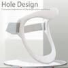 1 Stück Ergonomische Nackenstütze | Verstellbare Unterstützung für Büro-/Bildschirmarbeit - Atmungsaktiver Haltungskorrektor mit Schulterausrichtung, Weiß