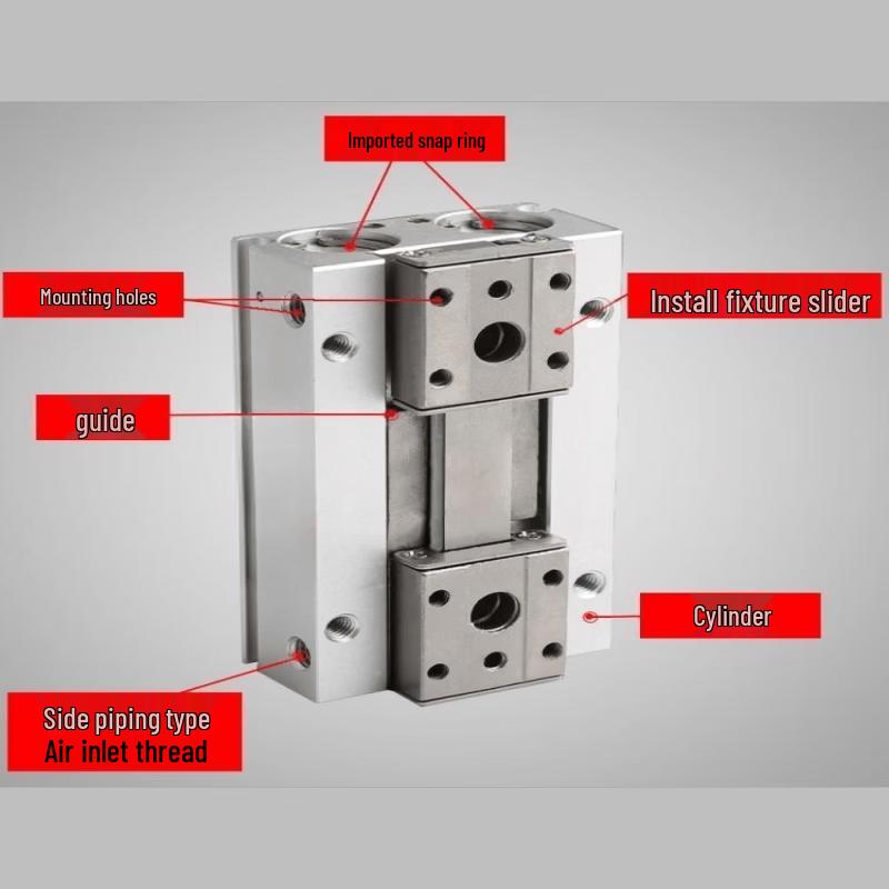 MHF2-12D Pneumatic Finger Slide Clamp Cylinder