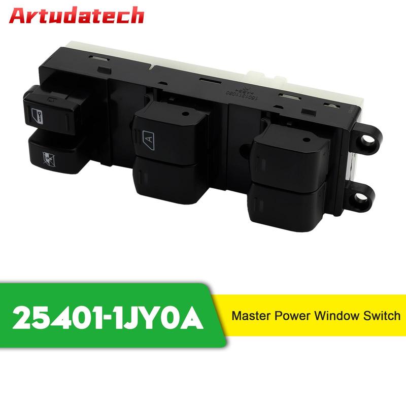 Artudatech Master Power Window Switch For Nissan Tiida C11 SC11 C11Z 2006-2010 25401-1JY0A Car Accessories