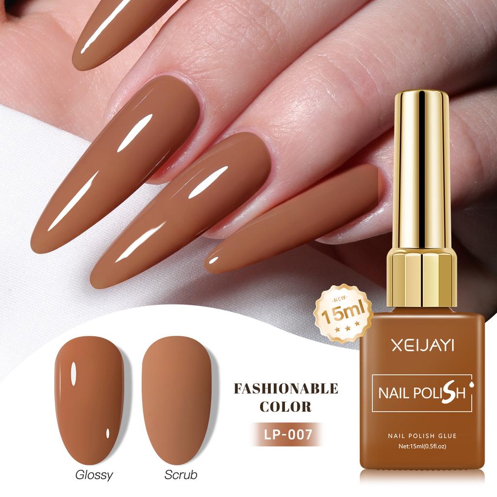 15ml Salon Professional UV Gel Nail Polish Hypoallergenic Soak Off Salon Home Use Lamp Needed