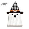 Playful Halloween Desktop Decorations Wooden BOO Ornaments, Lettering Decorations, Rustic Bat Pumpkin Ghost Small Ornaments for Windowsills