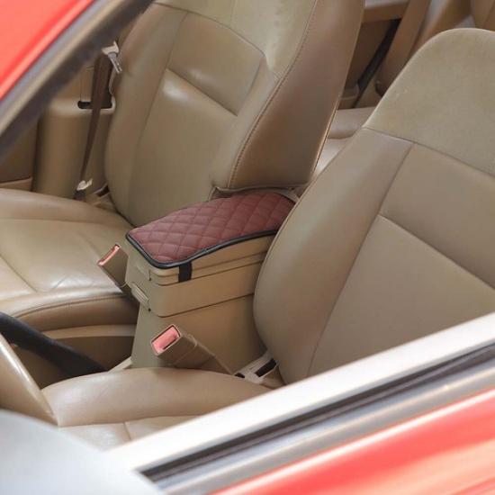 Mittelkonsolen-Armlehnenpolster-Aufbewahrungsdeckel für Chrysler PT Cruiser 05-10 Braun