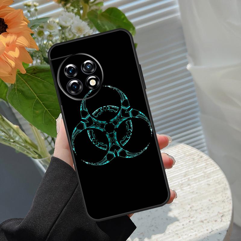

Biohazard Symbol Case For OnePlus Nord 5 CE 2 3 4 Lite N20 N30 OnePlus 13T 13R 15 13 12 11 10 10T 8T 15R Cover OnePlus Nord CE 3