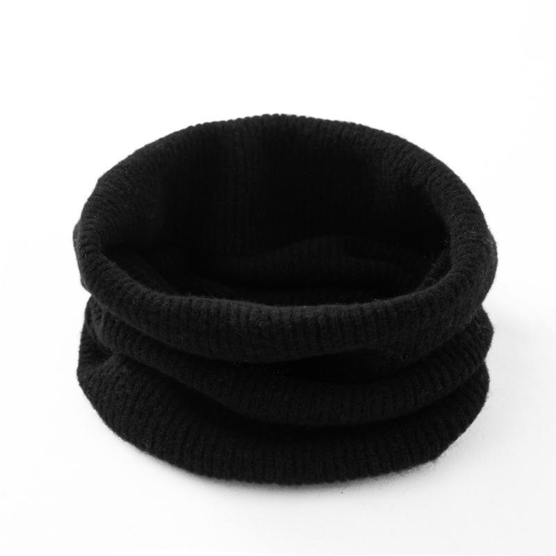 Pure Cashmere Knitted Neck Warmer Scarf for Men & Women Couples - Solid Color, Thick, Warm Gaiter - Ideal Gift for Parents
