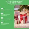 24 Christmas Bouncy Ball Blind Boxes As Holiday Gifts Are Suitable For Game Enthusiasts, Adults And Children.