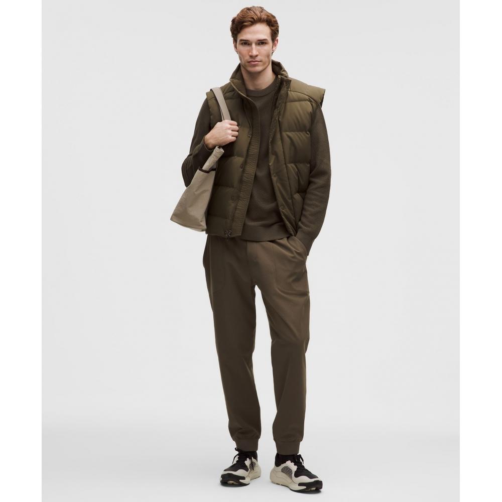 Lululemon Textured Knit Crewneck Sweater Olive Brown