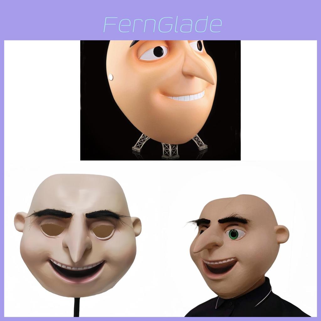 Despicable Me Gru Mask Resin Cosplay Prop For Halloween And Costume Parties
