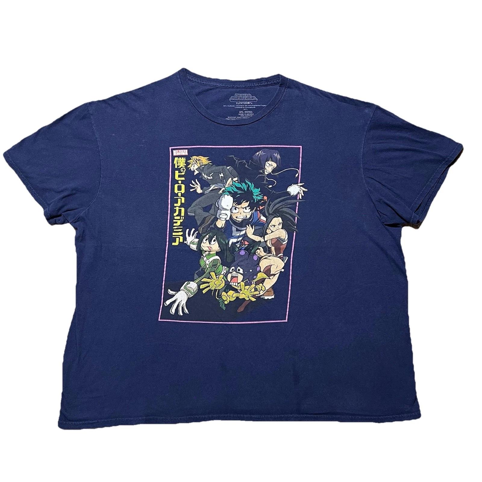 My Hero Academia Shirt 2XL Licensed Funimation Anime Characters Graphic Tee M