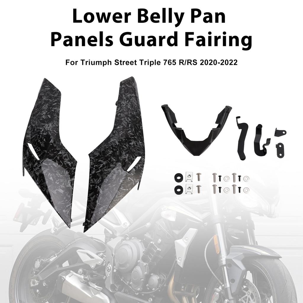 Lower Belly Pan Panels Guard Fairing For Street Triple 765 R/RS 2020-2022