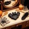 Halloween Scene Construction Miniature Bat Ghost Tray for Dollhouse, 3D Printed Diorama Props, Landscape Supplies Tabletop Decor Accessories Blind Box