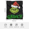 Christmas Cartoon Green Devil Blanket Christmas Gift Flannel Blanket Digital Print Blanket