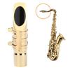 Metal Alto Saxophone Metal Mouthpiece with Cap Pads Musical Instruments Accessory(7C#)