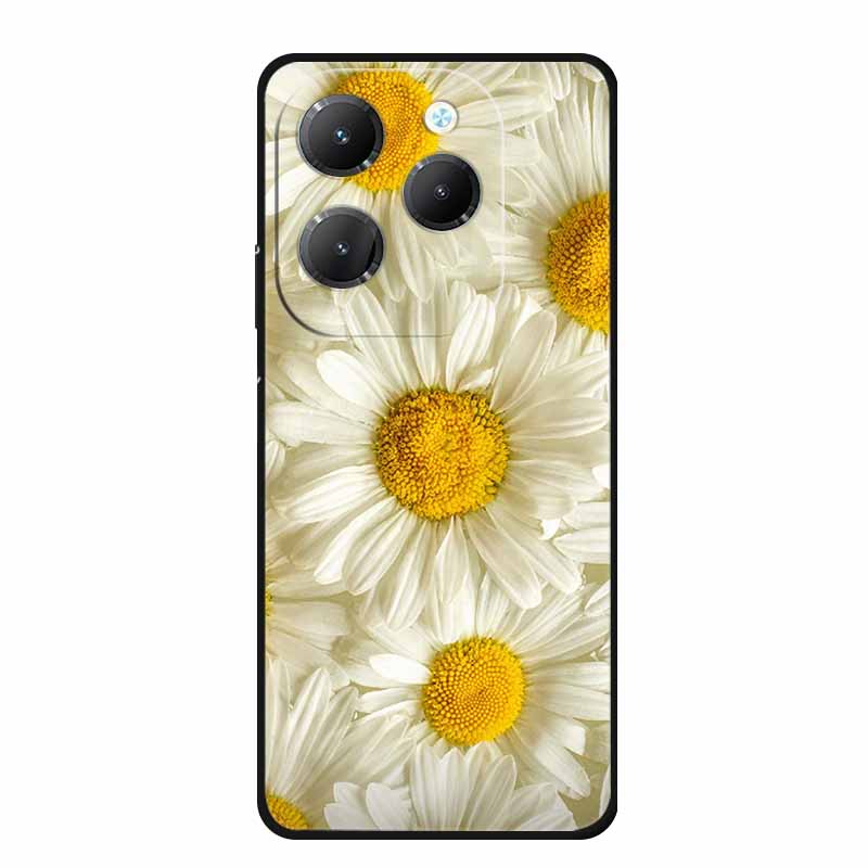 For Infinix Hot 40 Pro Case Animals Soft Silicone TPU Cover Phone Cases For Infinix Hot 40i Hot40 X6837 Protective Wolf Coque